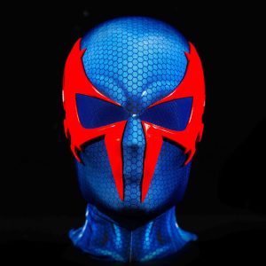 Blue Variant Web-Pattern Mask with Face Shell – joyydesign