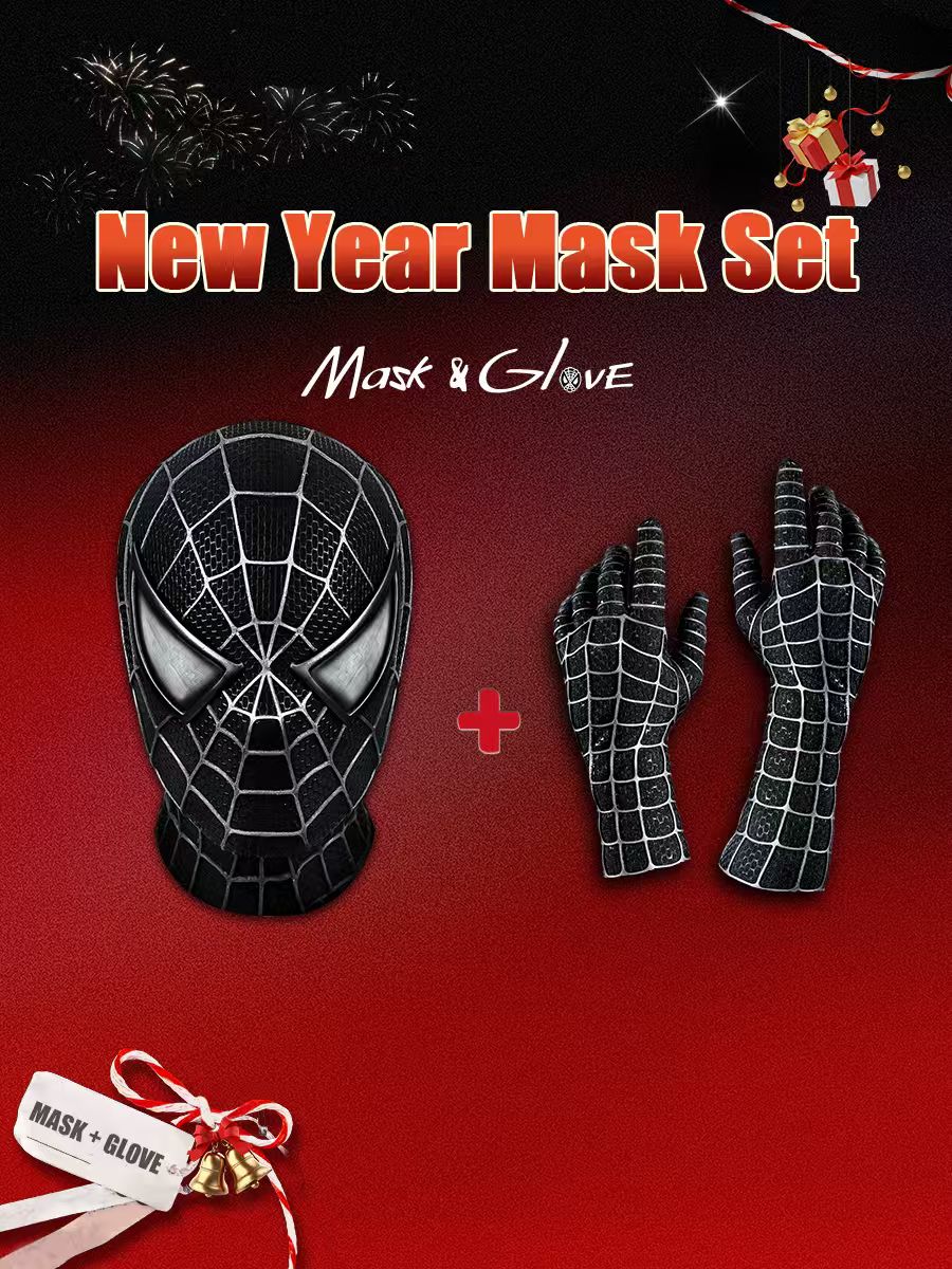 New Year Mask Set: OG Black Mask & Gloves – joyydesign - Image 3